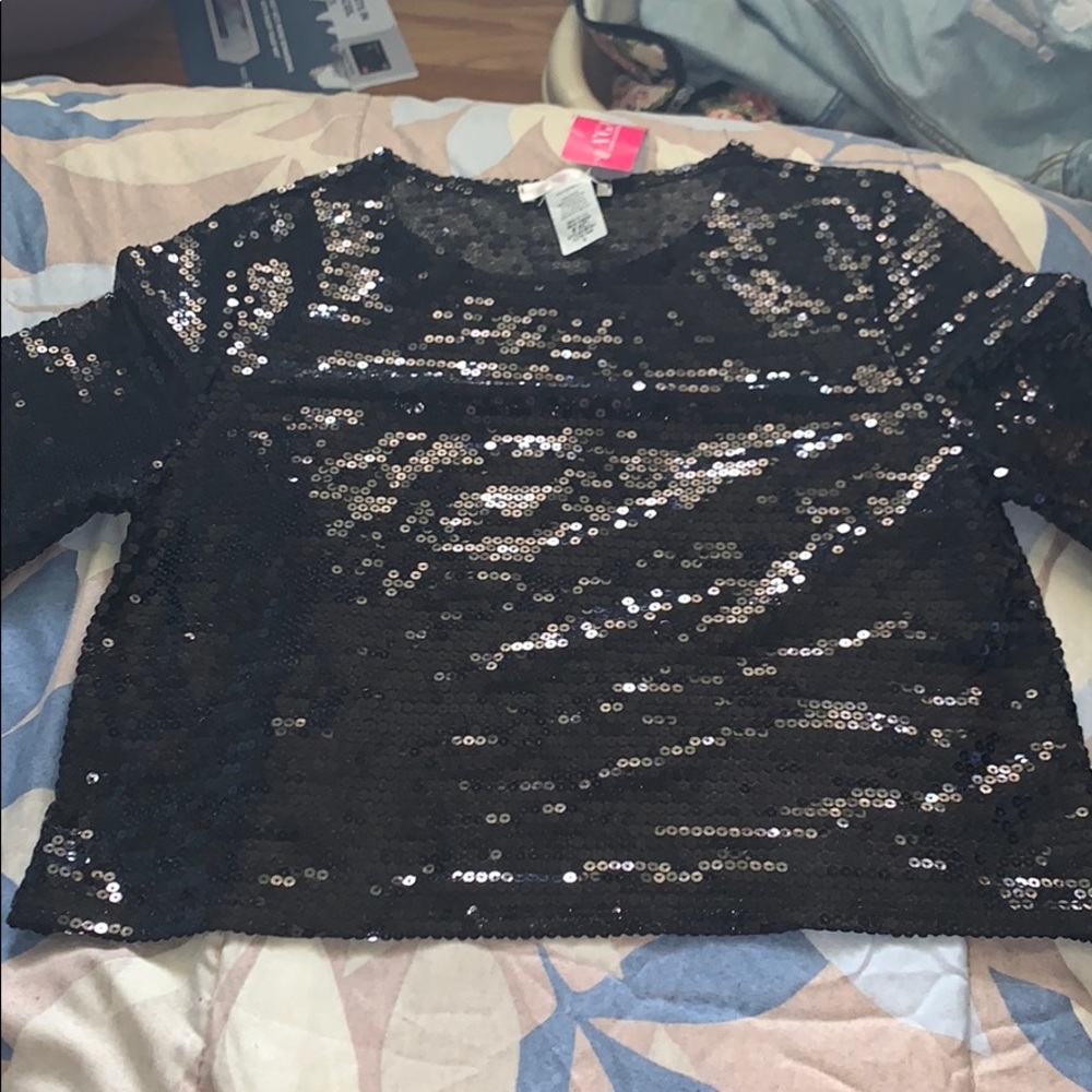 sequin top